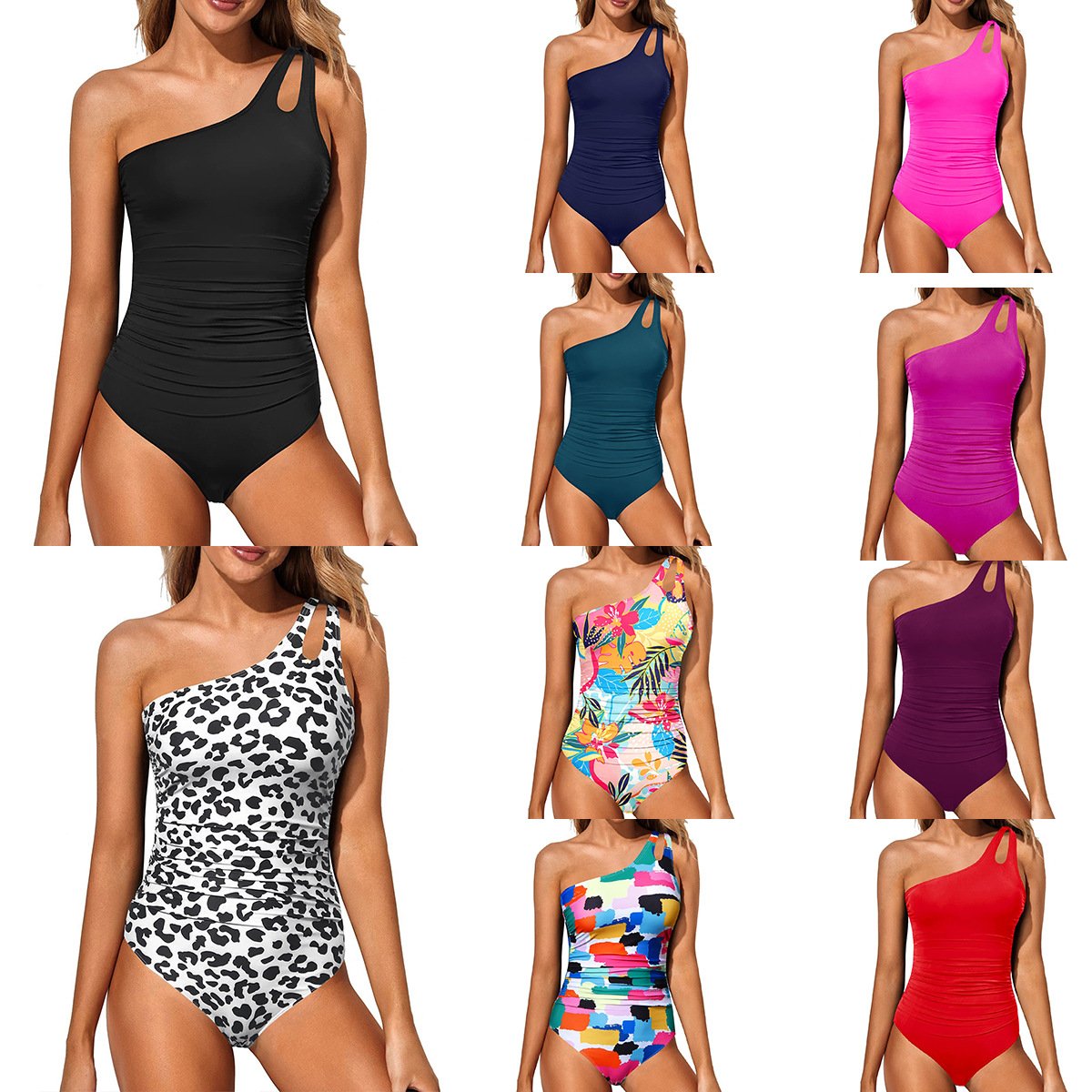 Talia | One Shoulder One Piece Swimsuit