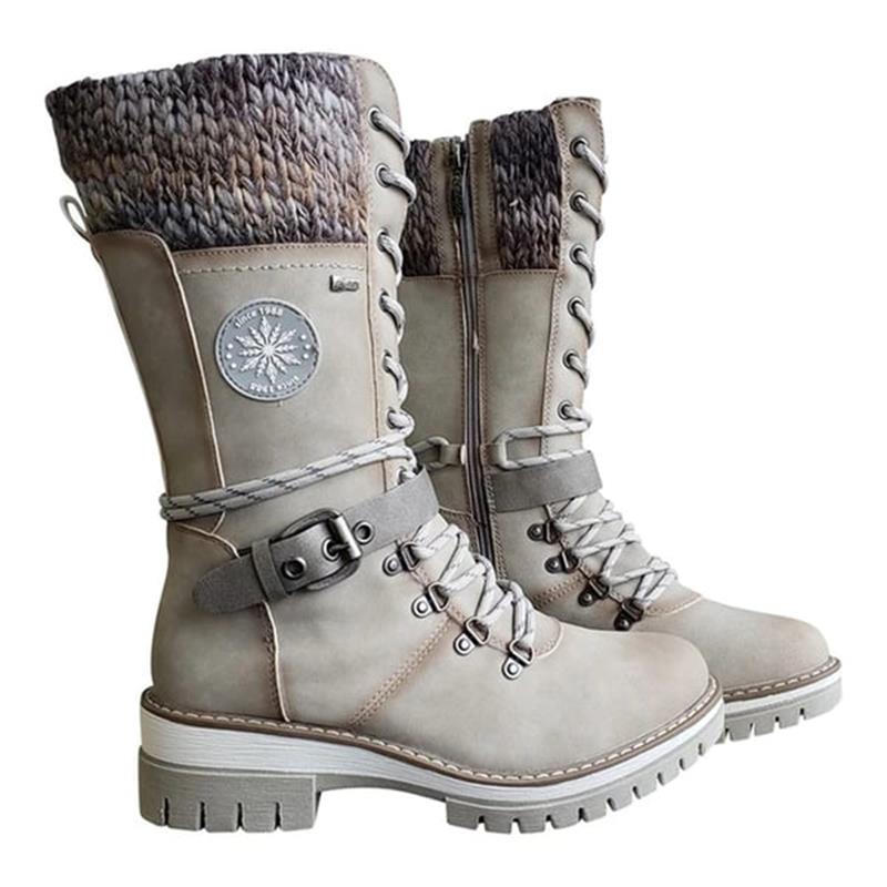 Arden Lane | Waterproof Mid-Calf Lace-Up Boots