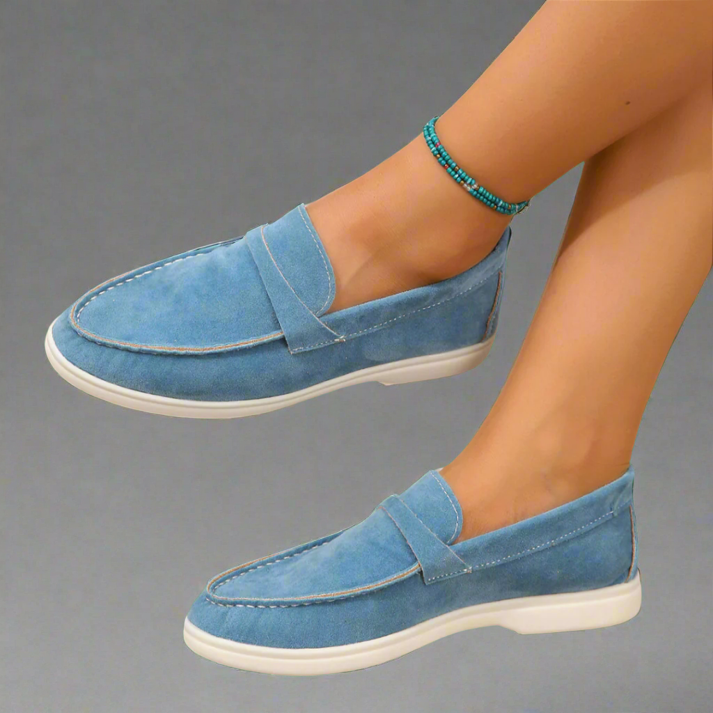 Talia | Handcrafted Elegant Suede Loafers