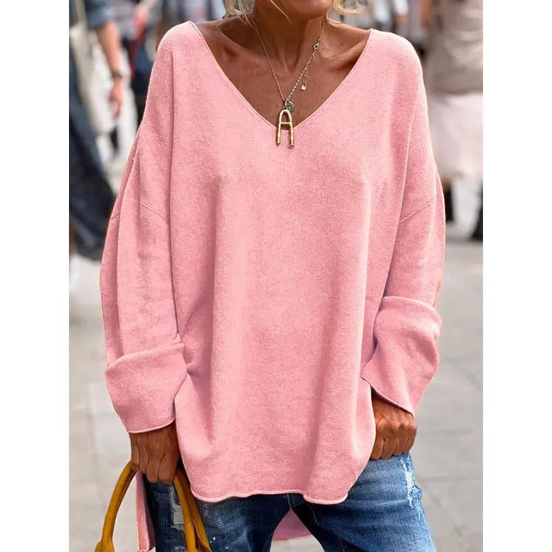 Talia | Casual Chic V-Neck Blouse