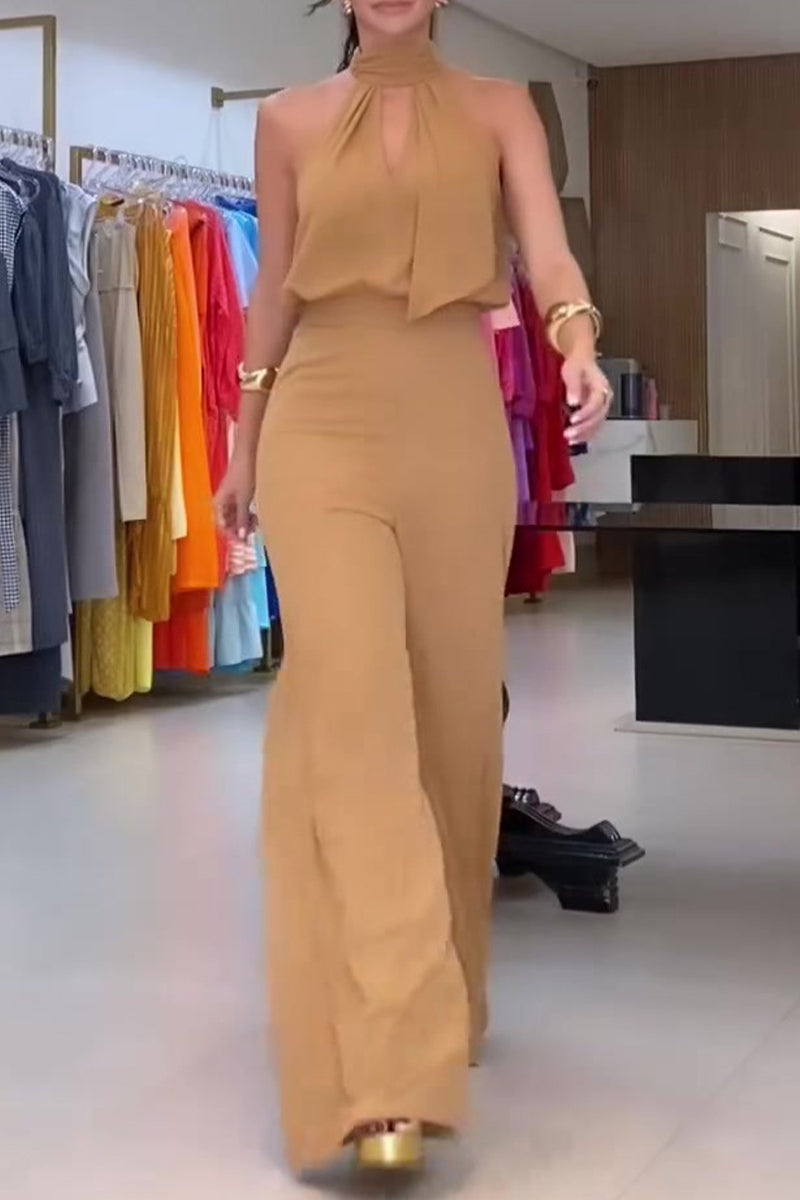 Talia | Sexy Street Halter Sleeveless Two-Piece Set