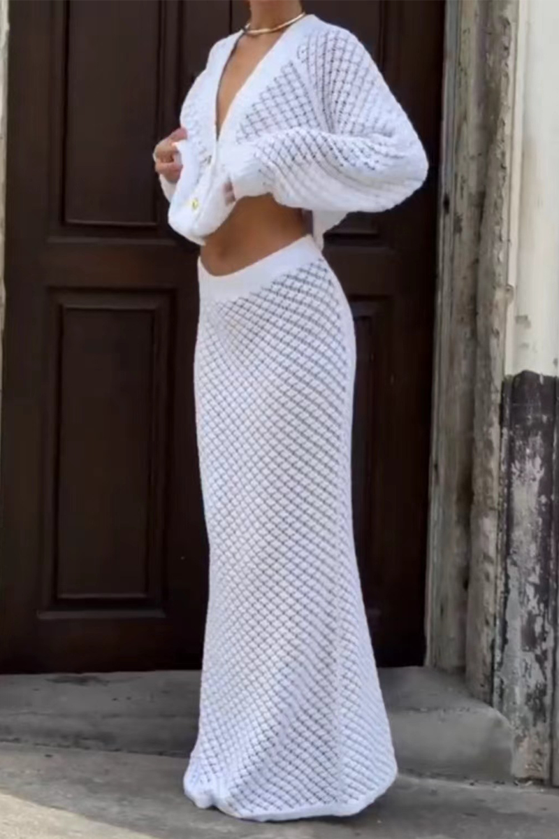 Talia | Daily Elegant Hollow-Out Two-Piece Set