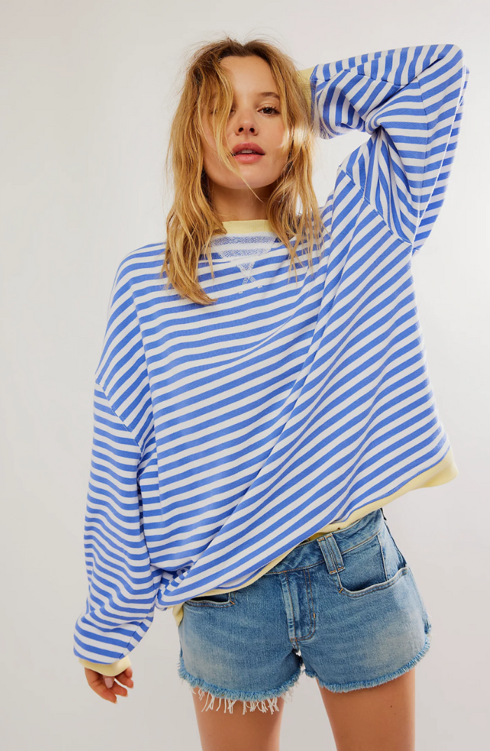 Talia | Oversized Striped Sweater
