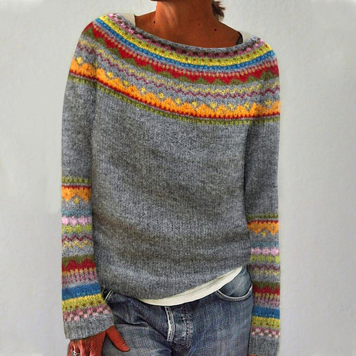 Talia | Retro Knitted Sweater