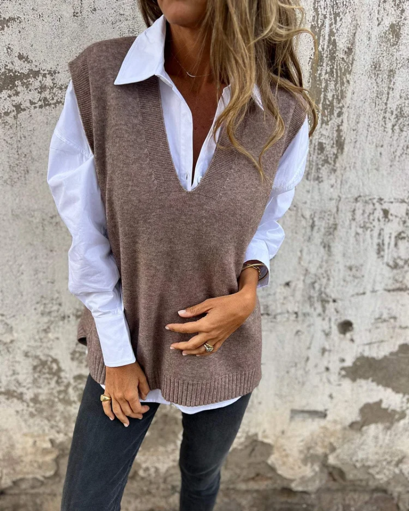 Talia | NUSA Premium Knit Sweater Vest