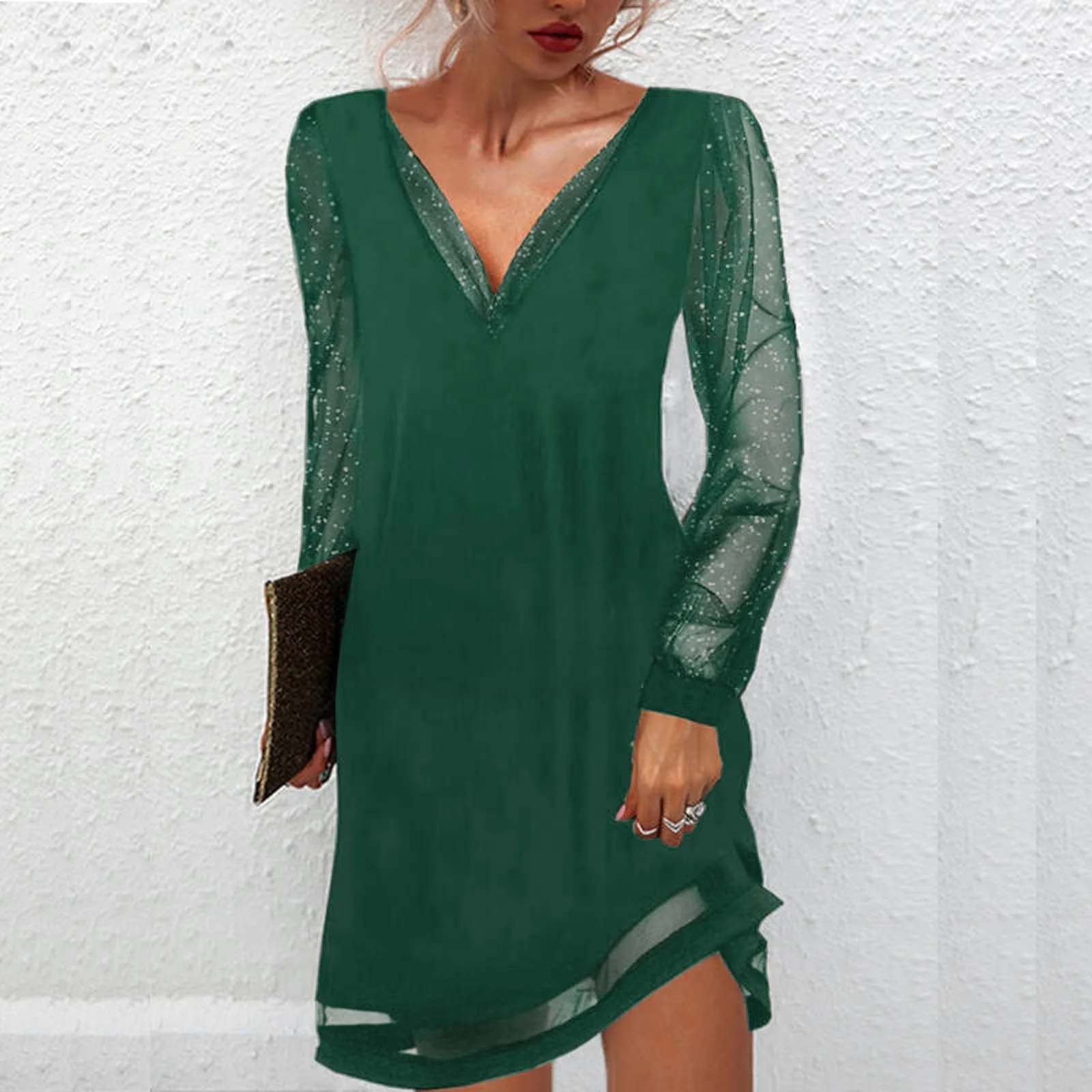 Talia | Elegant V-Neck Dress