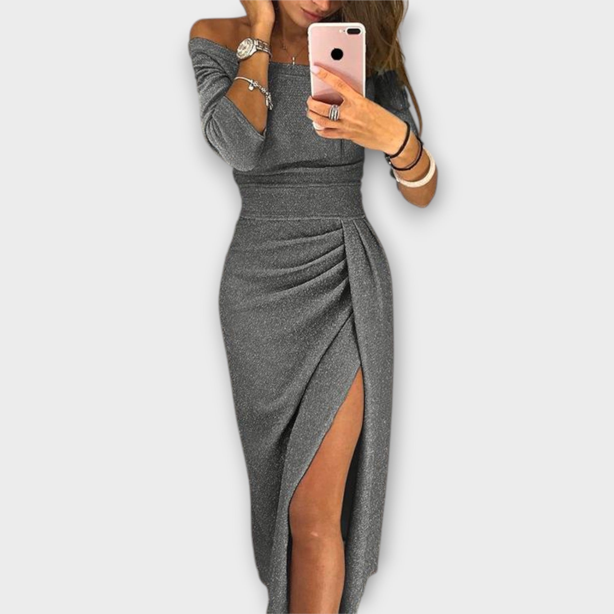 Talia | Elegant Off-Shoulder Dress