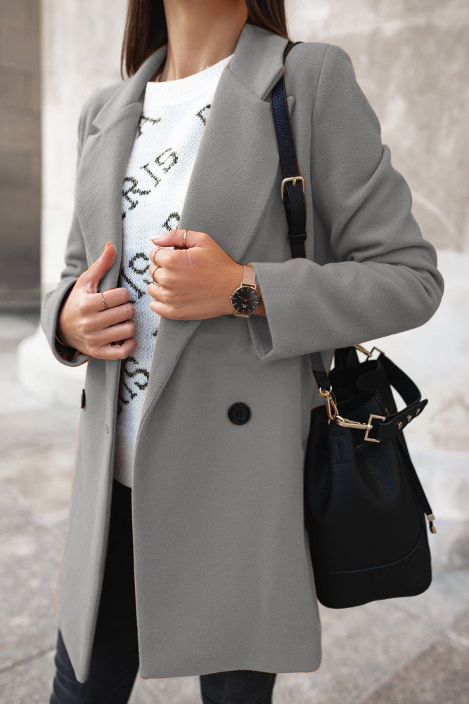 Talia | Elegant Lapel Coat