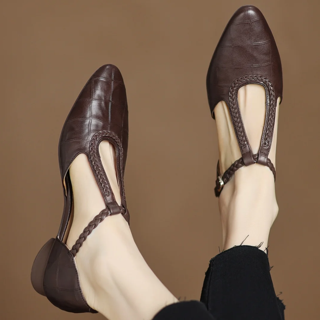 Talia | Azarienne Kepa Leather Mary Janes