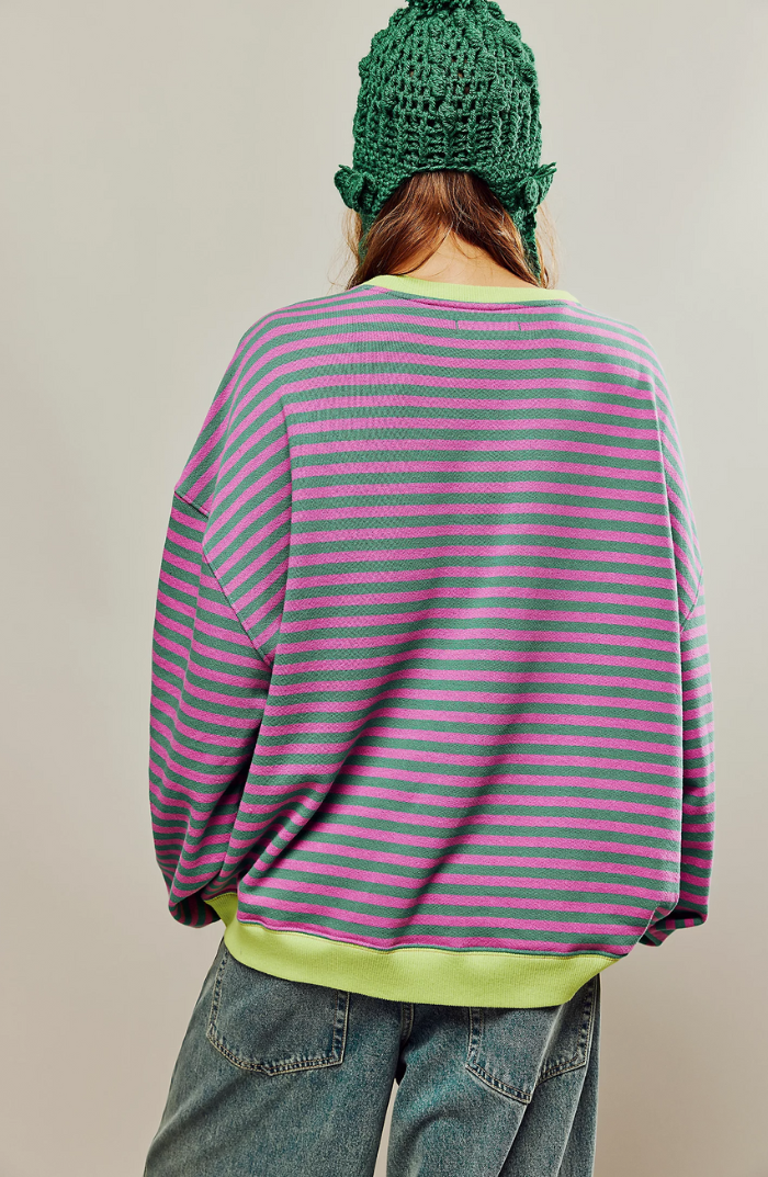 Talia | Striped Oversized Sweater
