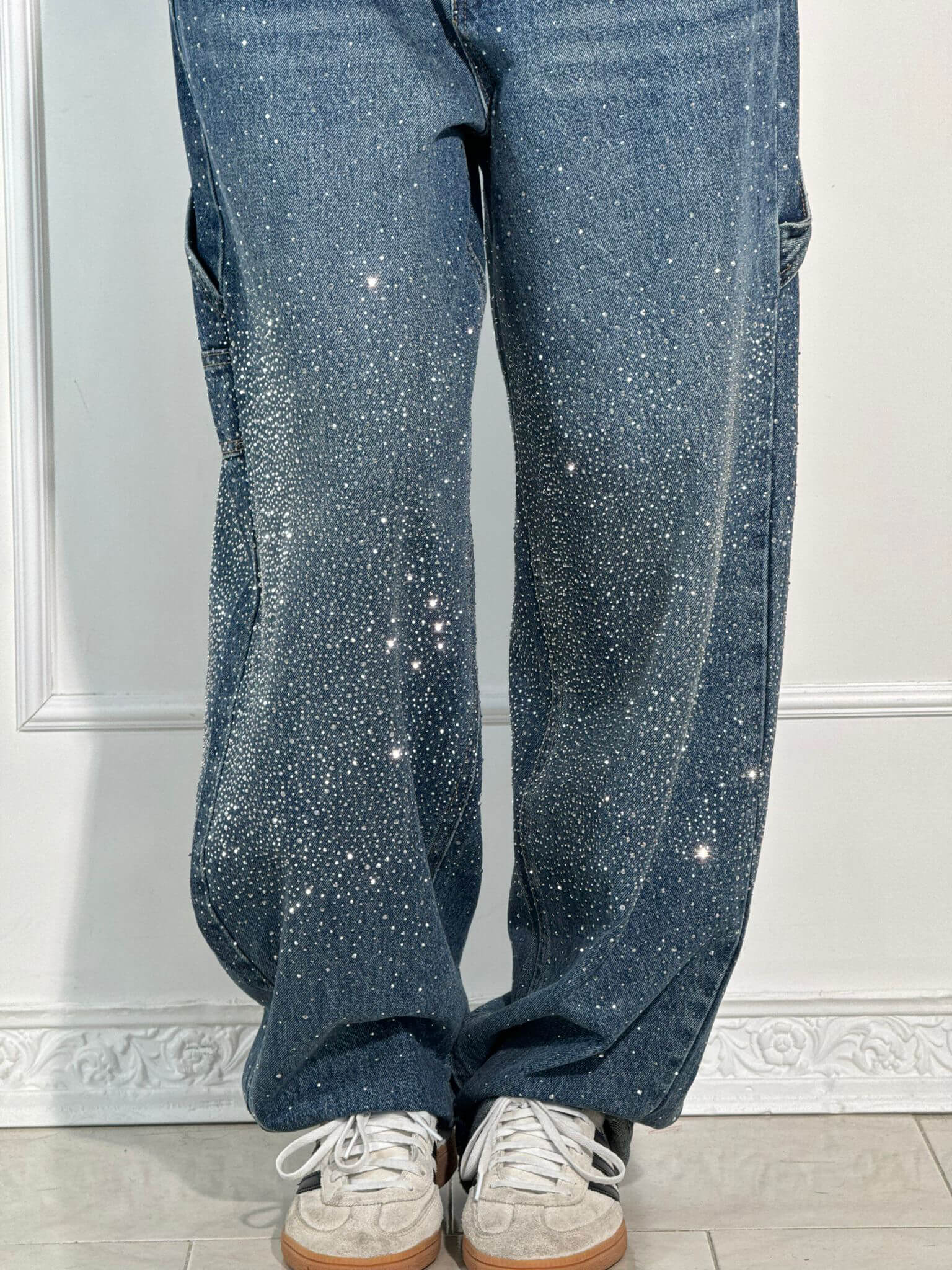 Talia | High-Waist Glitter Jeans