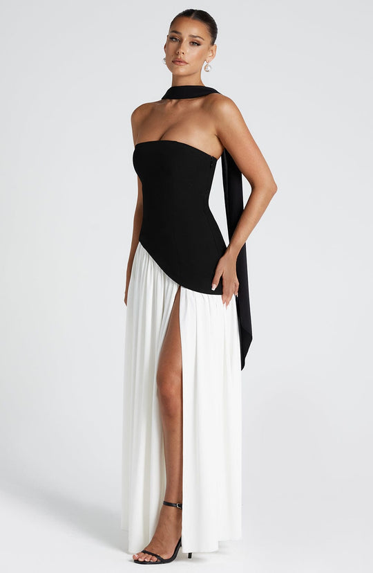 Talia | Radiant Strapless Evening Gown