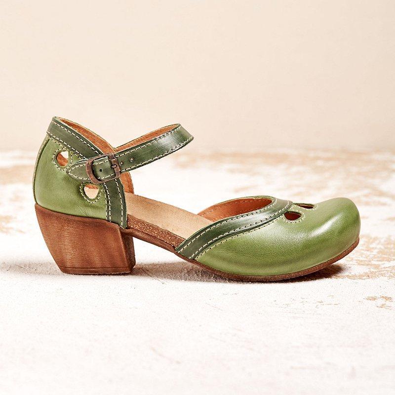 Talia | Comfortable Low-Heel Sandals