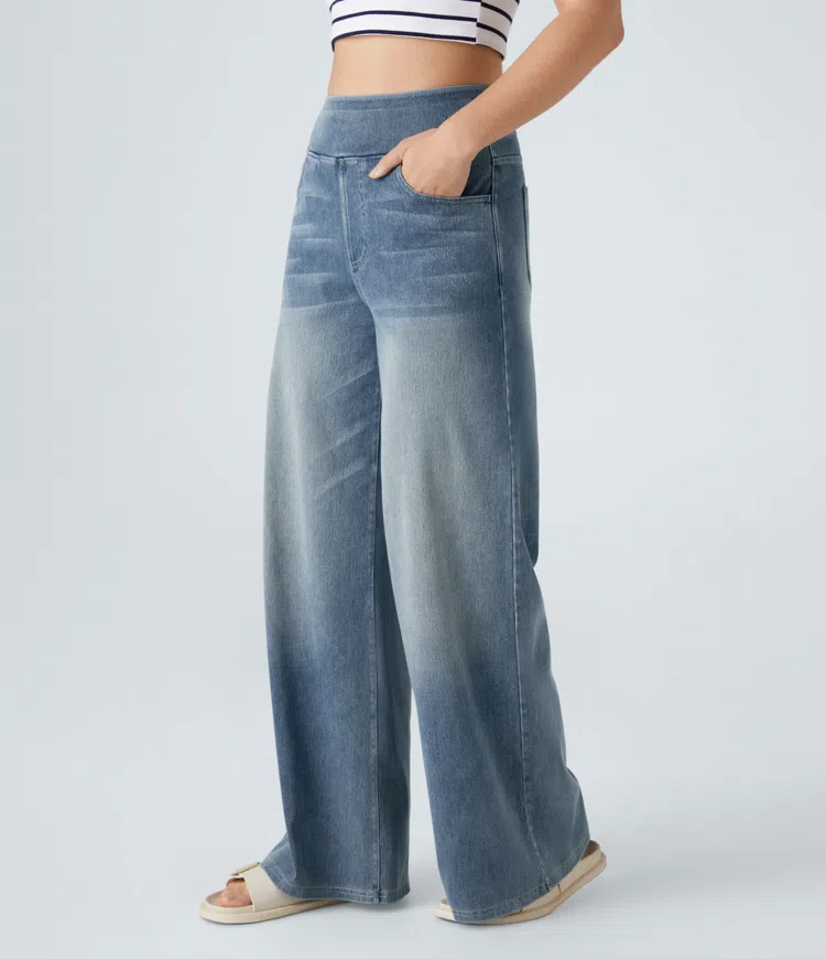 Talia | Relaxed Fit Wide-Leg Jeans