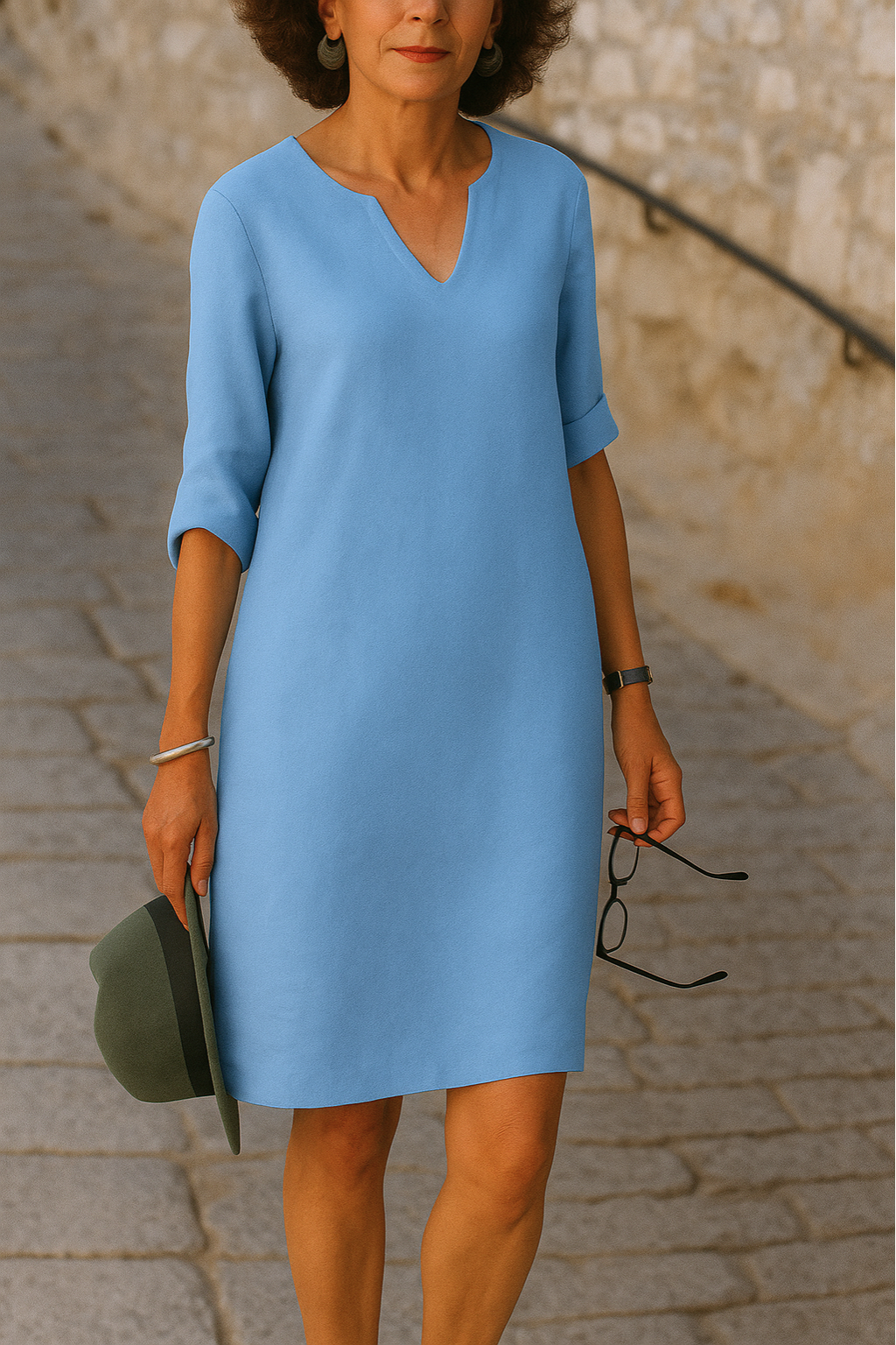 Talia | Sleek V-Neck Dress