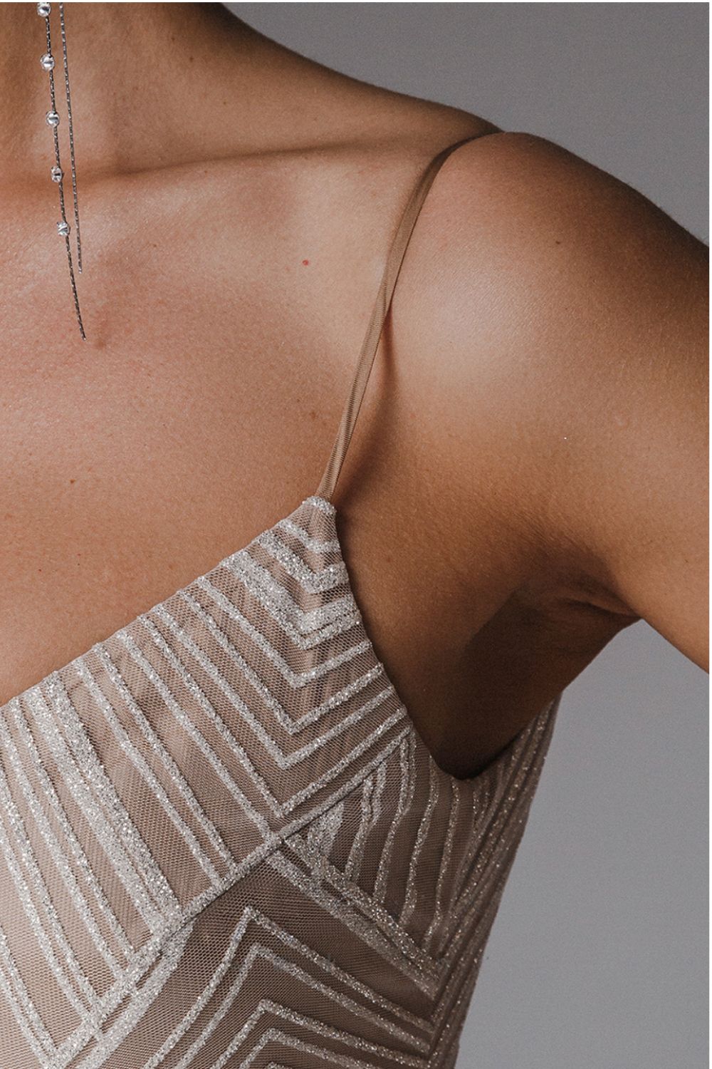 Talia | Sparkly Floor Length Party Dress