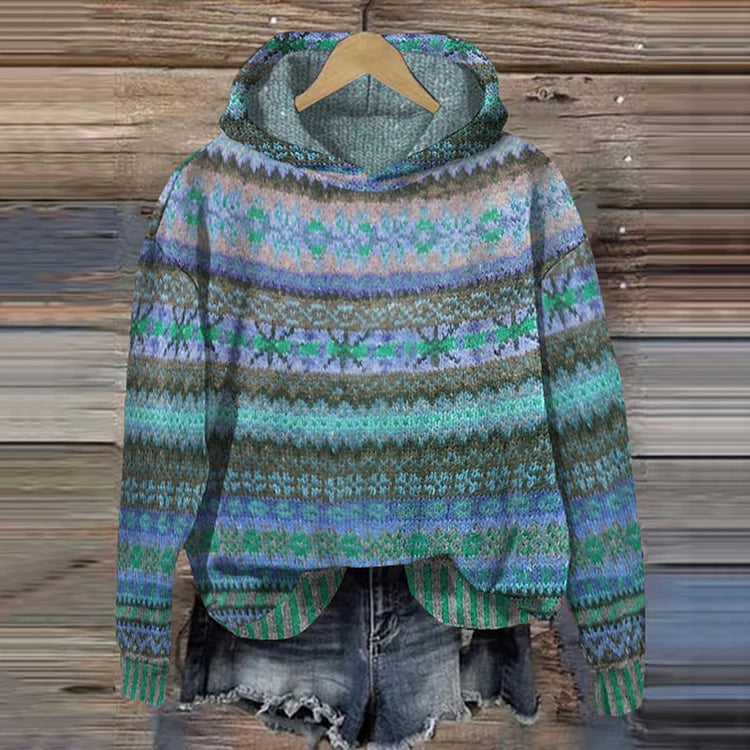 Talia | Ethnic Retro Hoodie