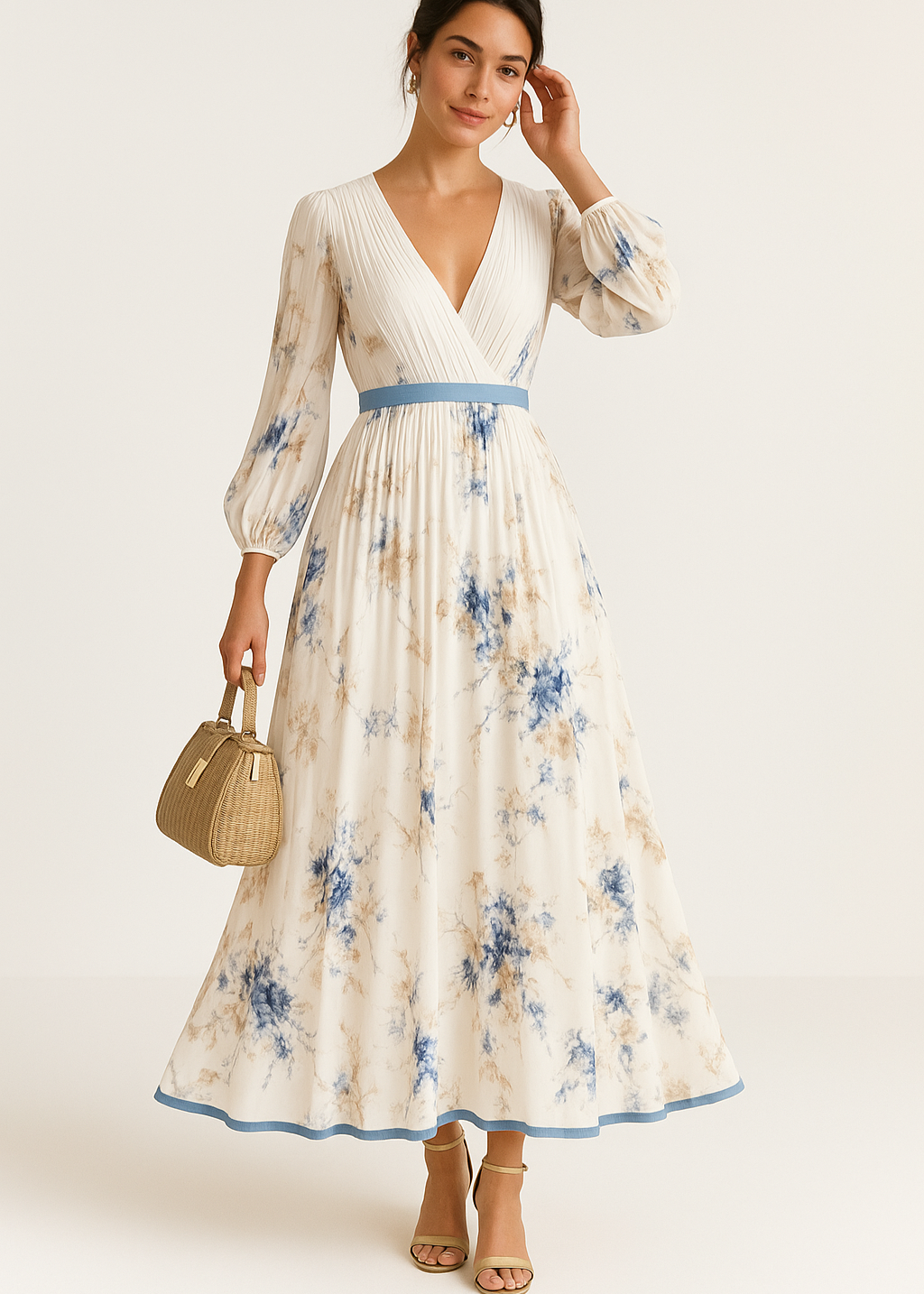 Talia | Elegant Floral Maxi Dress