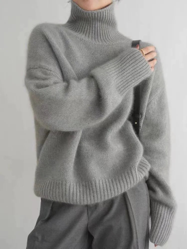 Talia | High Collar Sweater