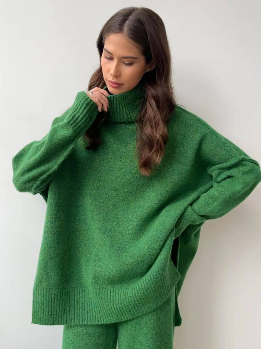 Talia | Turtleneck Knit Set