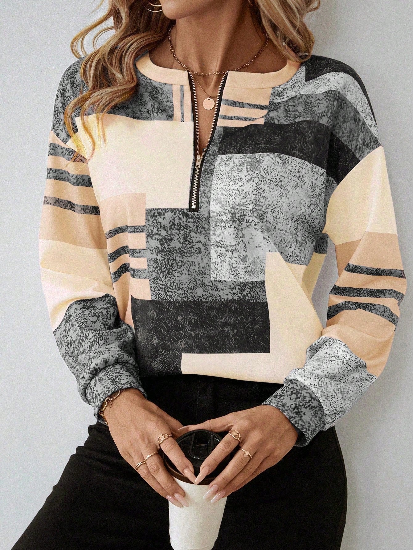 Talia | Chic Vintage Sweatshirt