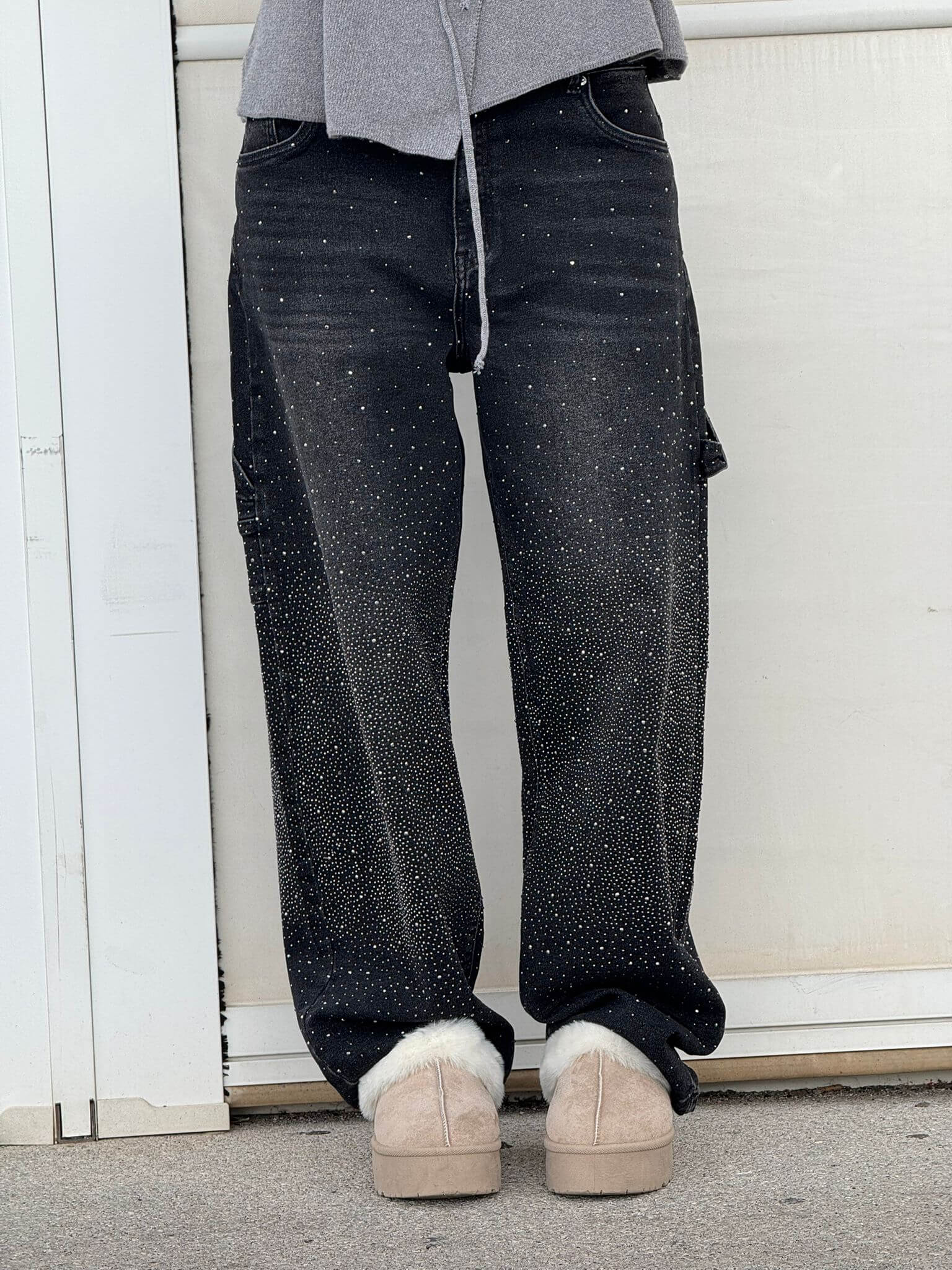 Talia | High-Waist Glitter Jeans