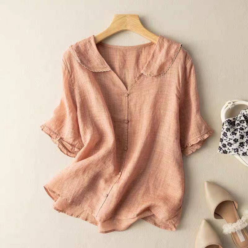 Talia | Airy Linen Blouse
