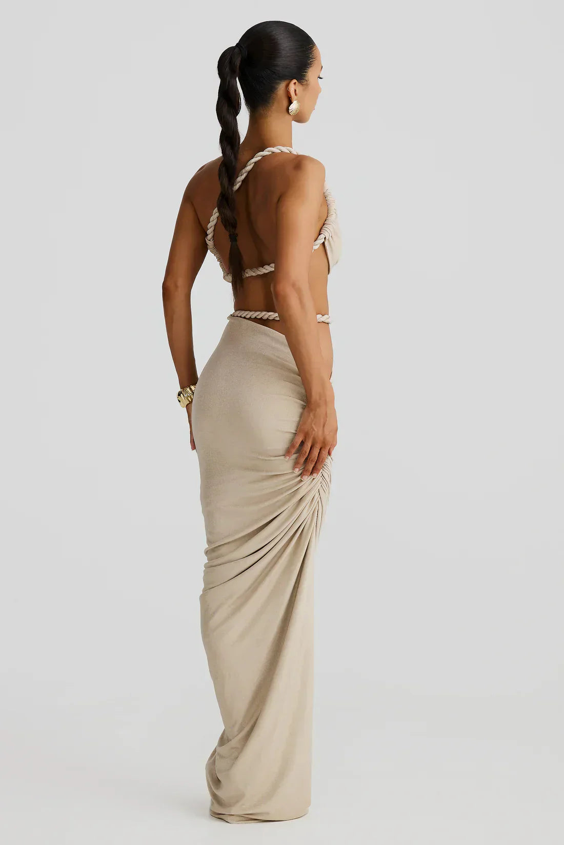 Talia | AURISTRA ZENAYA TWISTED TWO-PIECE EVENING SET