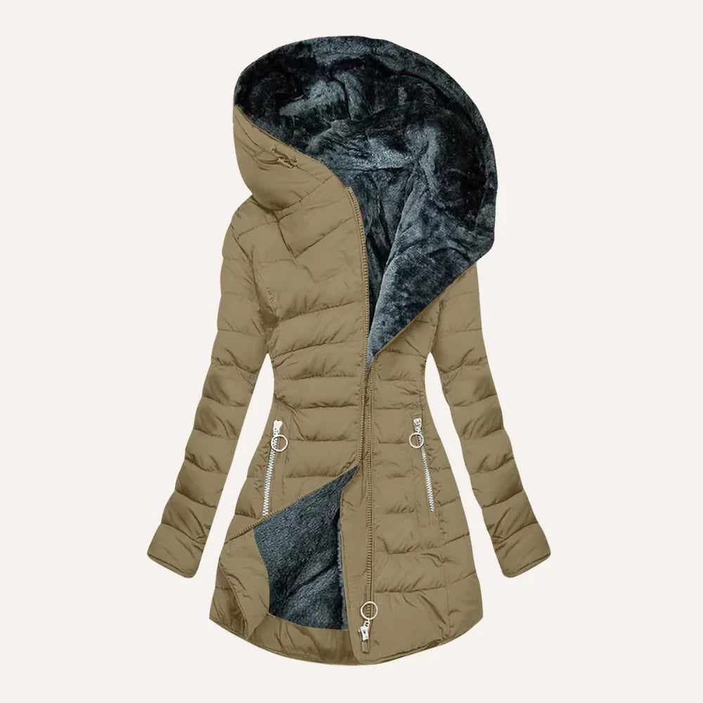 Arden Lane | Coat with Lined Fur
