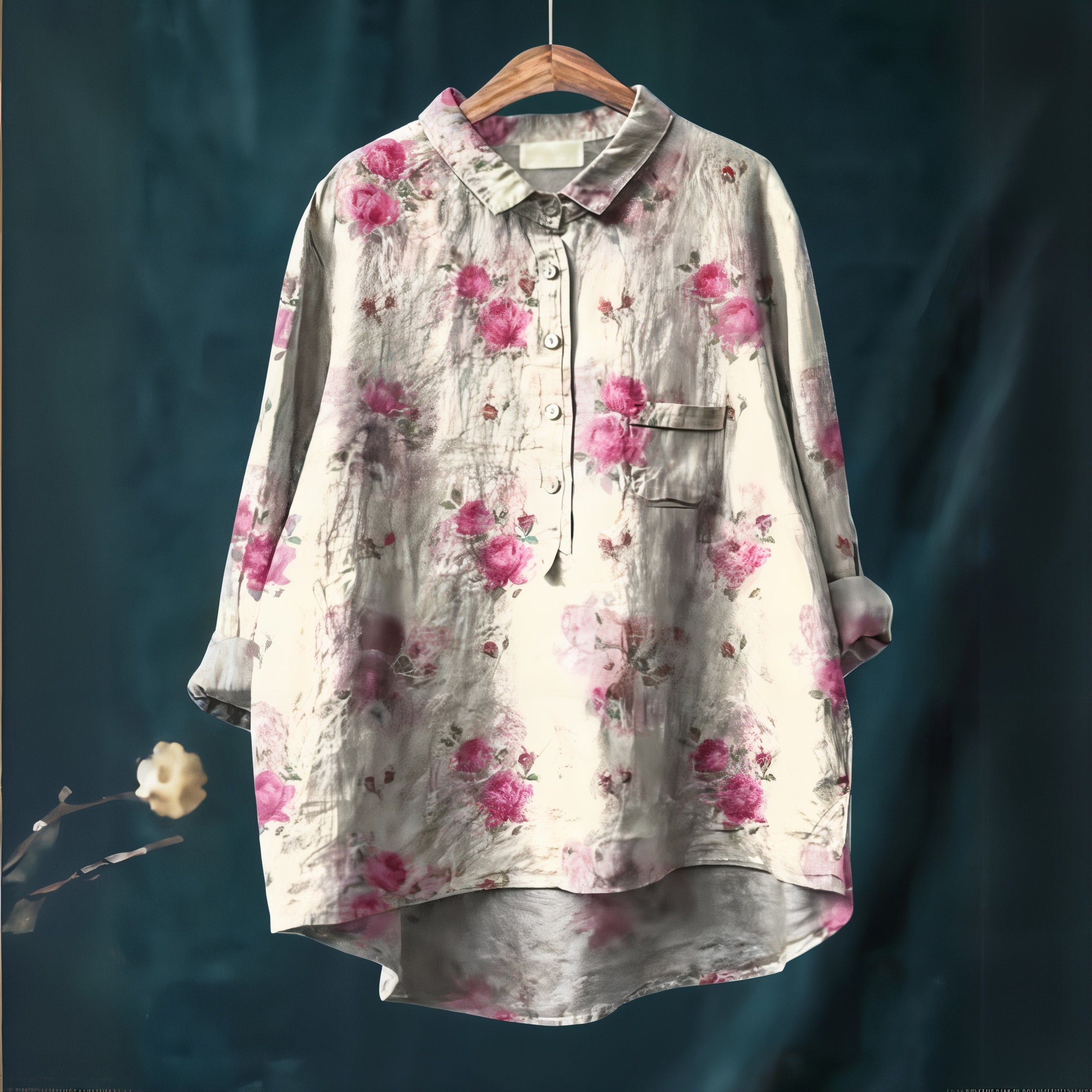 Talia | Blouse with Romantic Floral Print
