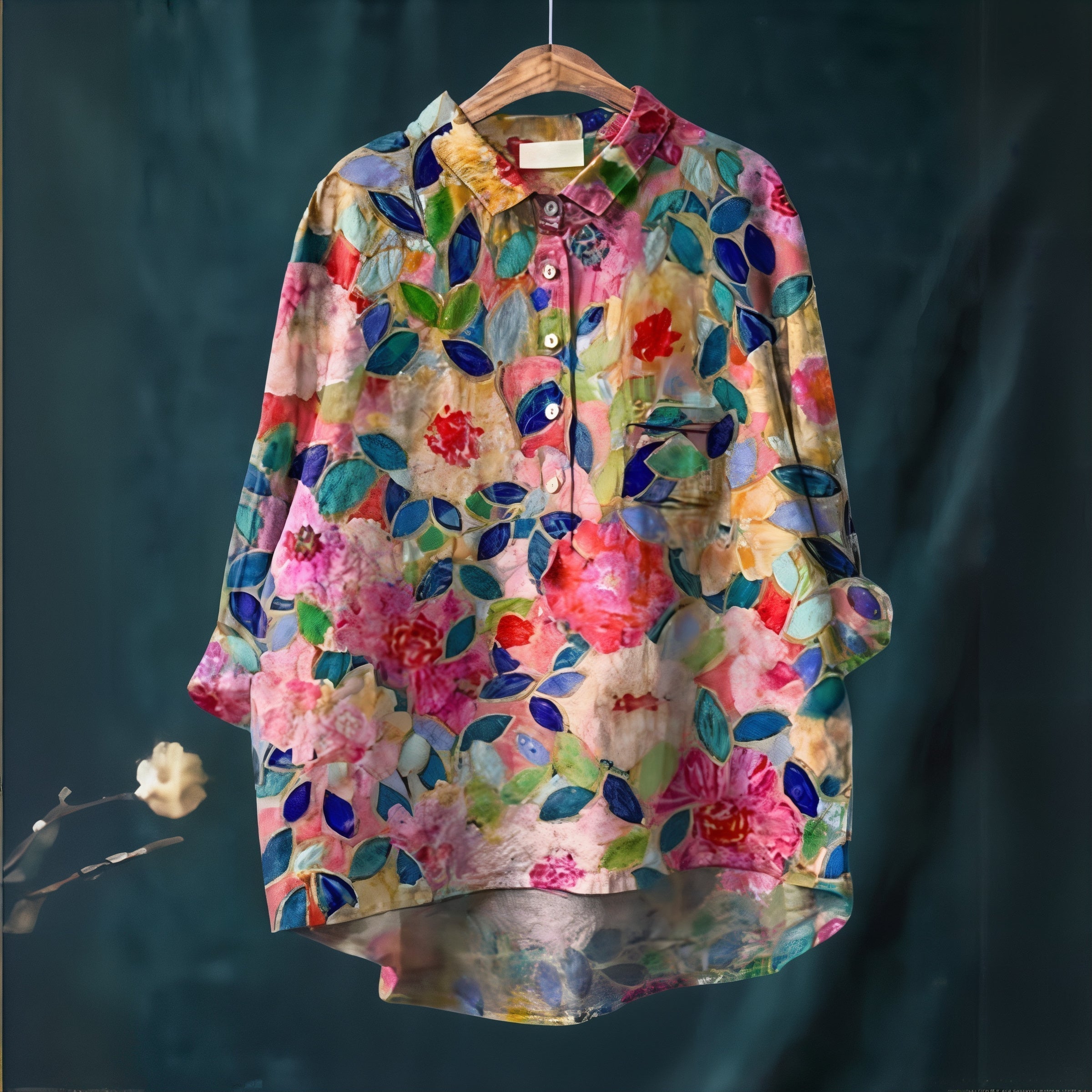 Talia | Blouse with Romantic Floral Print