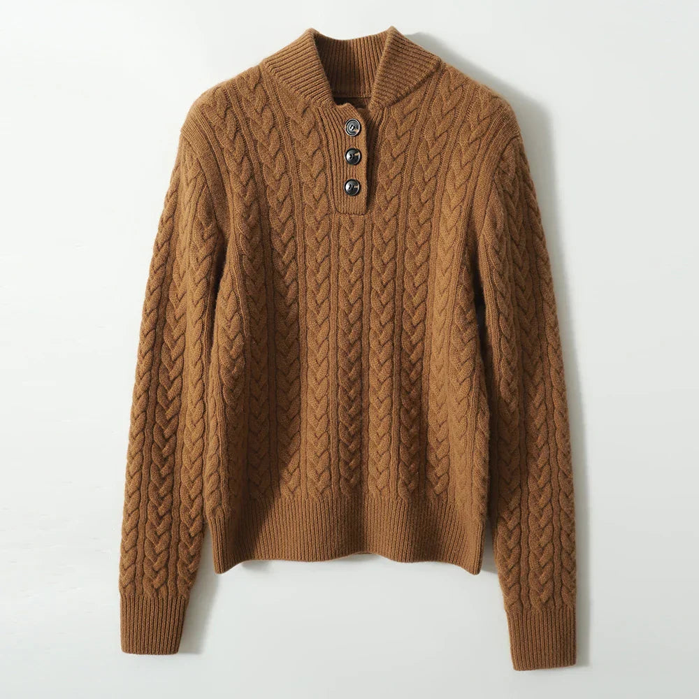 Talia | Arden Button-Up Sweater