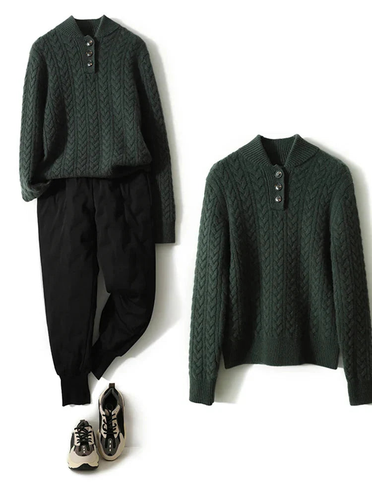 Talia | Arden Button-Up Sweater