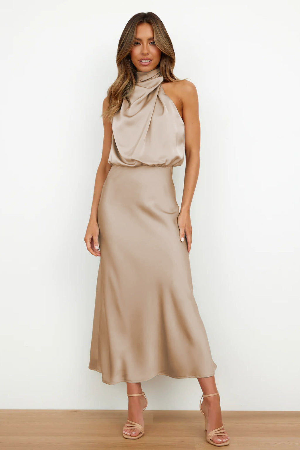 Talia | MIDI DRESS WITH OFF-THE-SHOULDER DESIGN