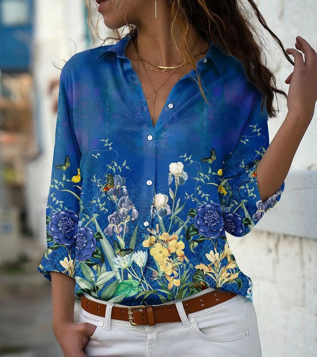 Talia | Casual Printed Blouse