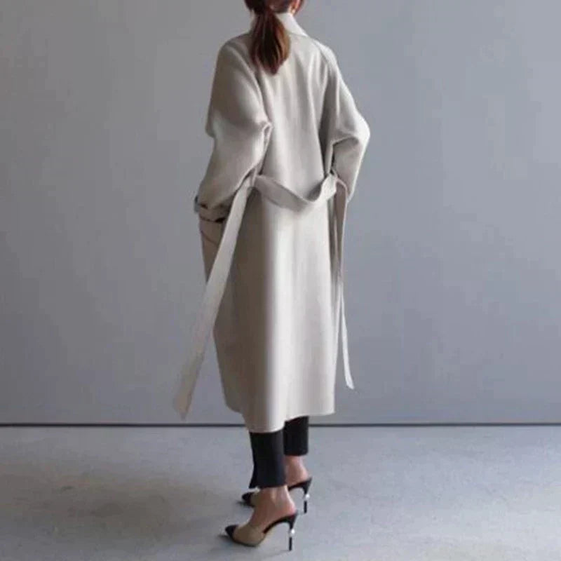 Talia | Longline Wool Coat