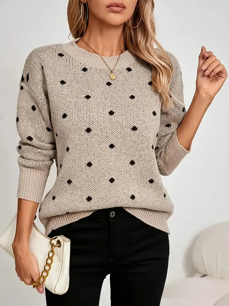 Talia | Comfortable Round Neck Sweater