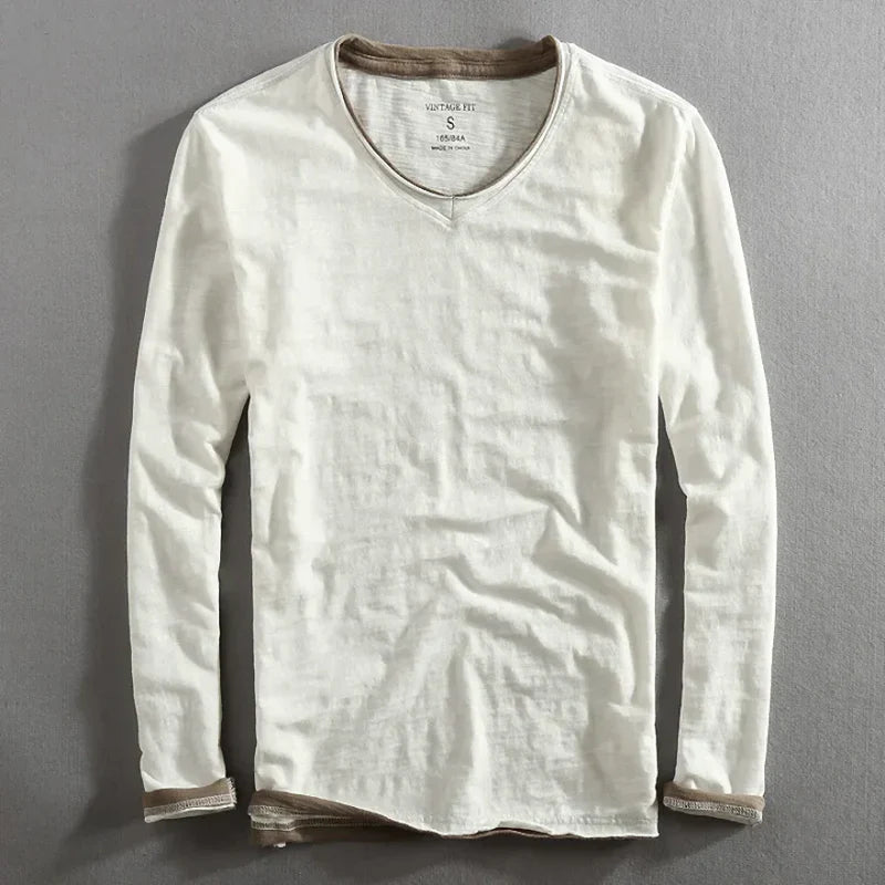 Talia | Long-Sleeved Cotton Shirt