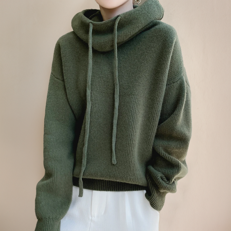 Arden Lane | Luxe Merino Wool Hoodie Elegance
