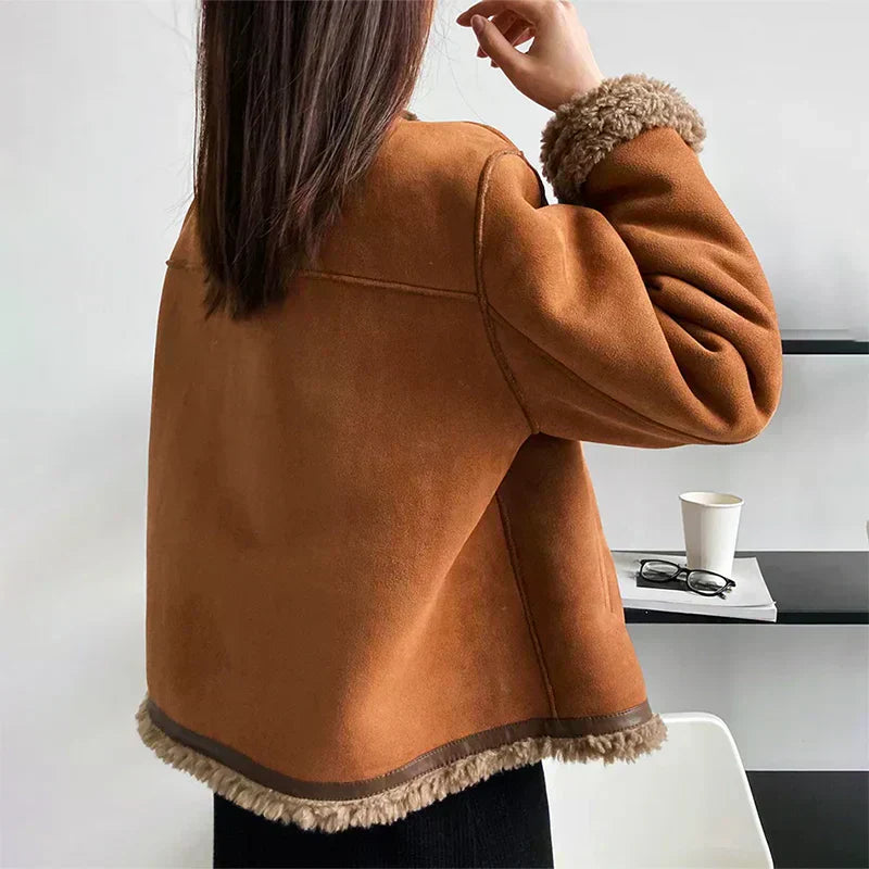 Talia | Luxurious Genuine Sheepskin Jacket