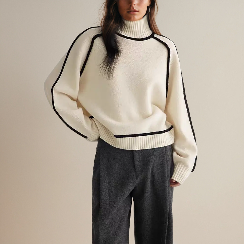 Talia | Soft Cashmere-Like Turtleneck Sweater