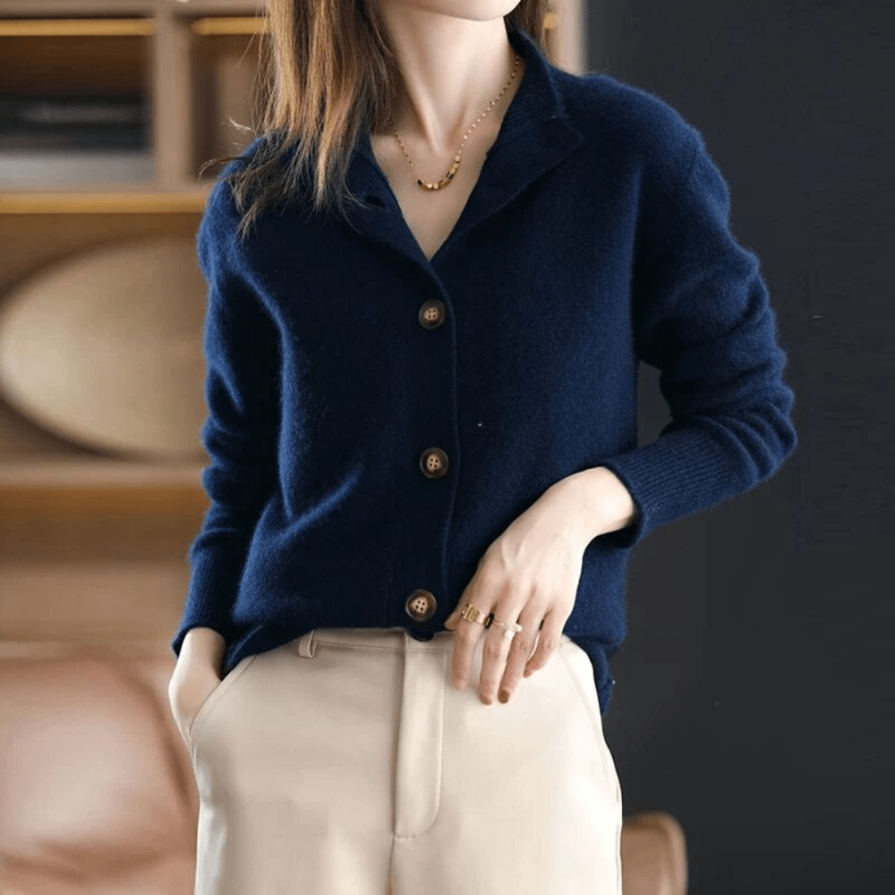 Talia | Luxurious Cashmere Knit Cardigan