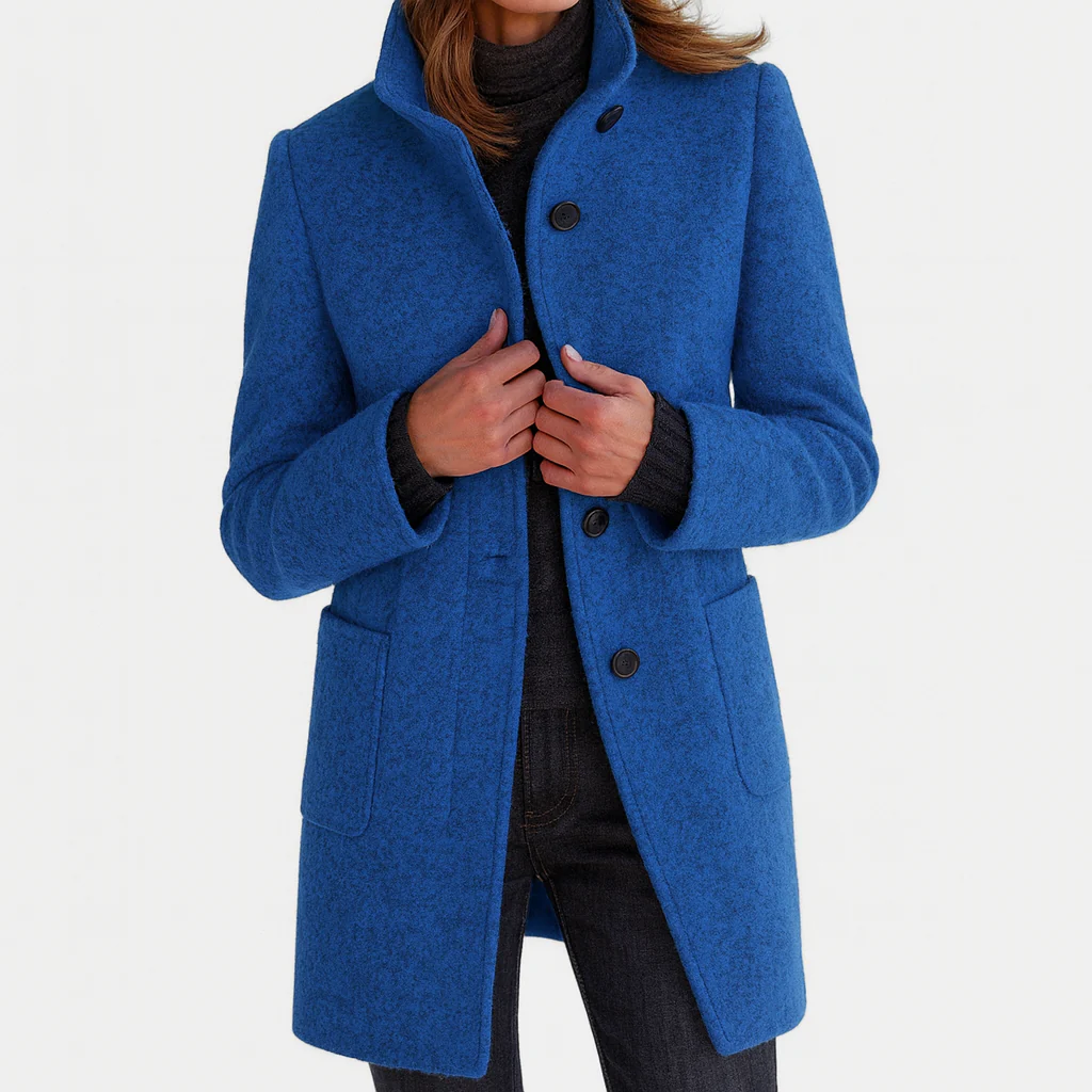 Arden Lane | Comfortable Women’s Coat with High Collar