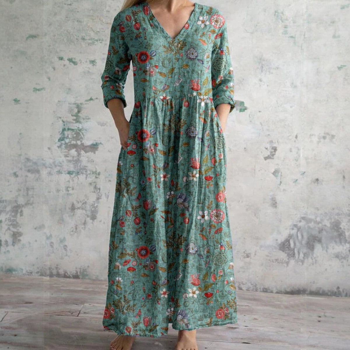 Talia | Elegant Floral Dress in Premium Quality