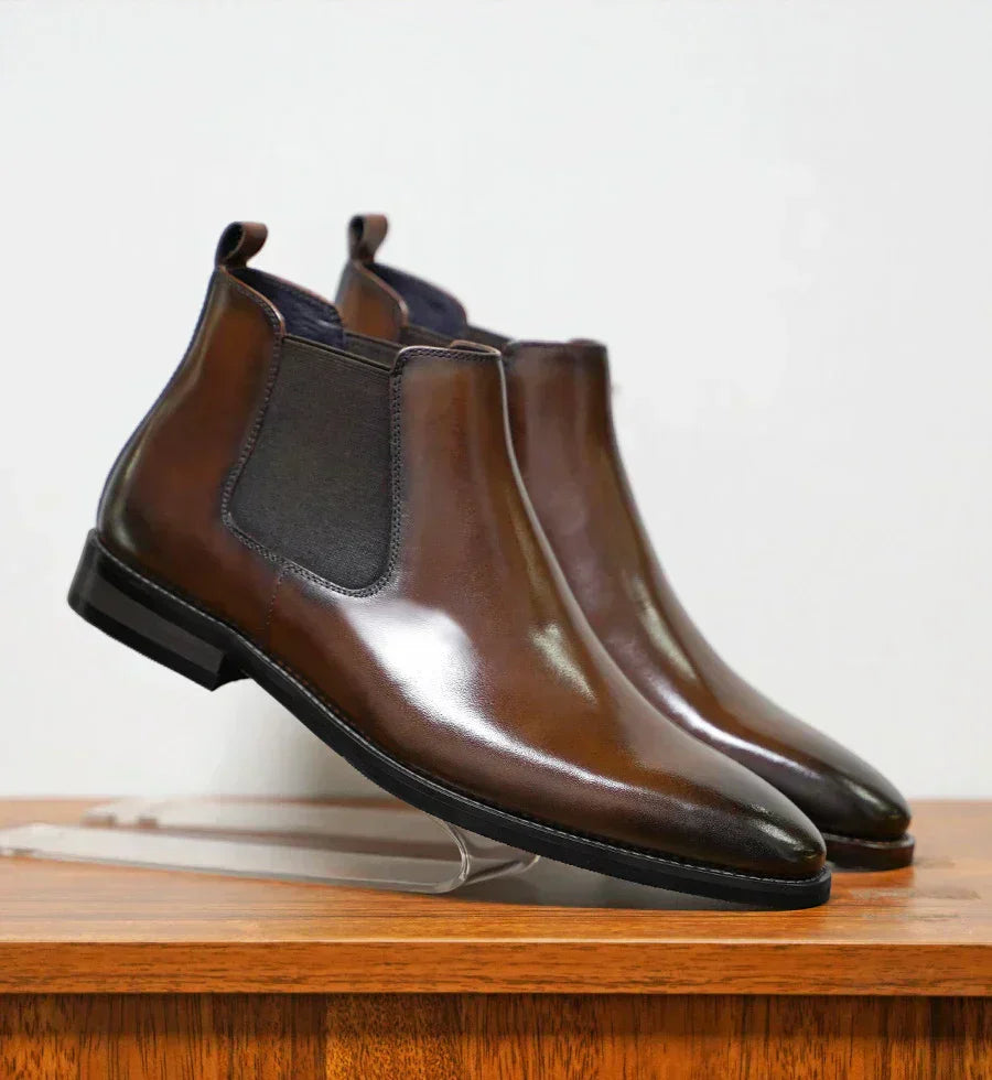 Talia | Refined Leather Chelsea Boots
