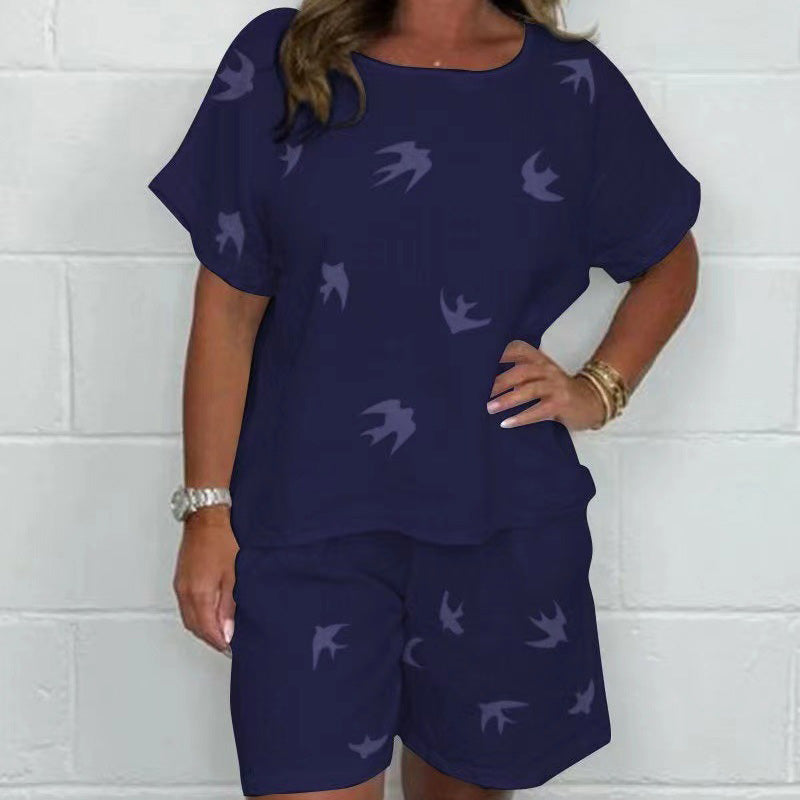 Talia | Breezy Printed Two-Piece Set