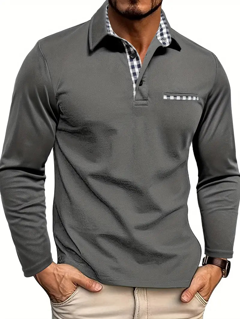 Talia | ISERENYA MEN’S LONG-SLEEVE POLO