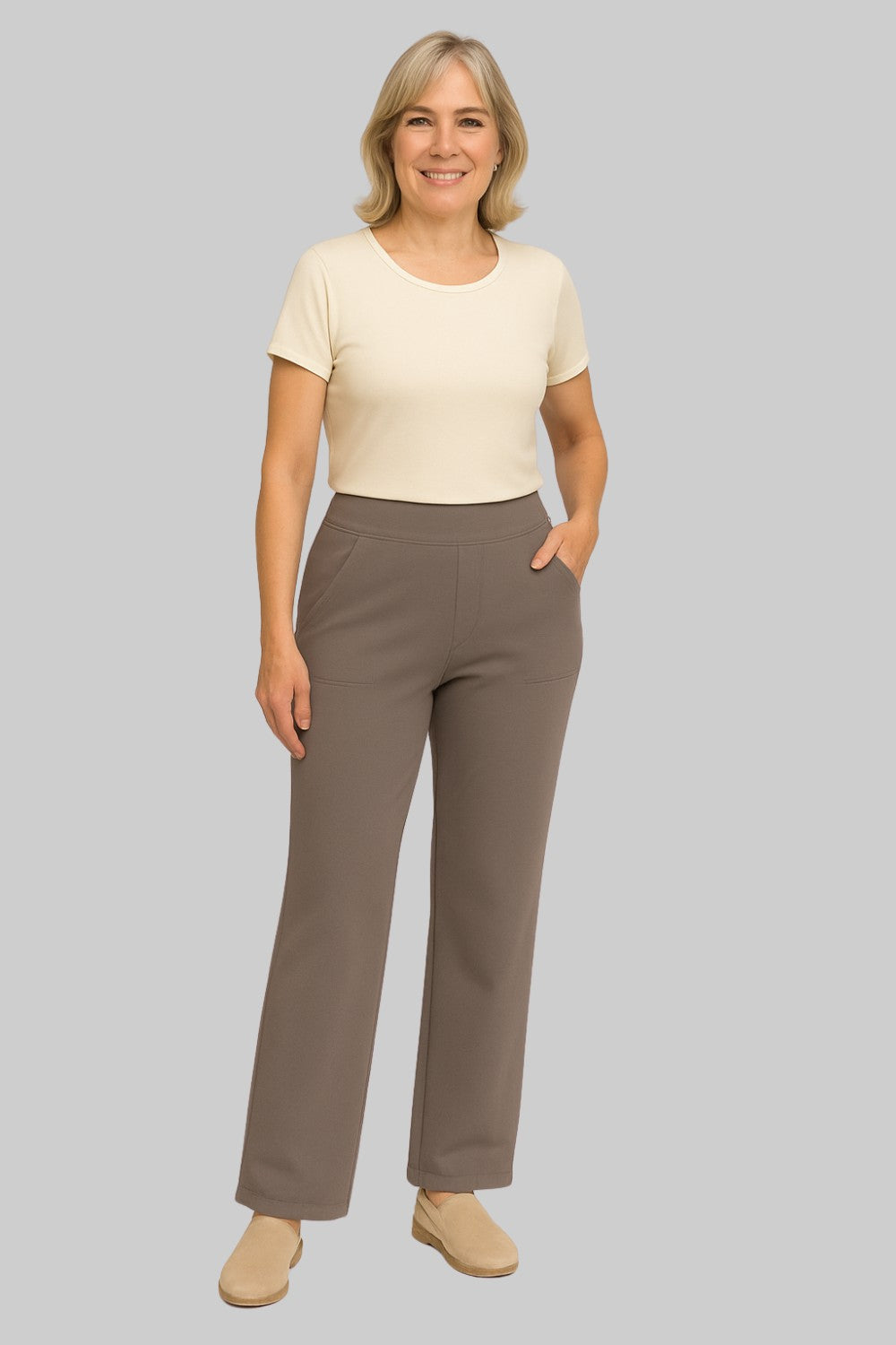 Arden Lane | Elegant pants in soft jersey