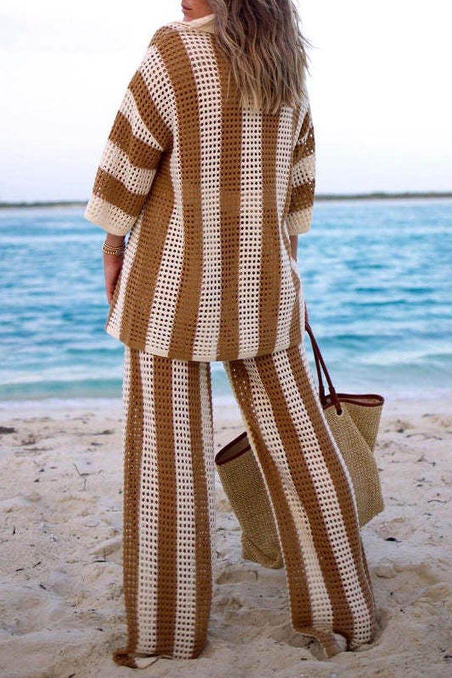 Talia | Striped Set Elegant & Comfortable