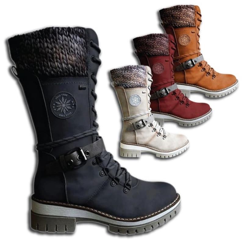 Arden Lane | Waterproof Mid-Calf Lace-Up Boots